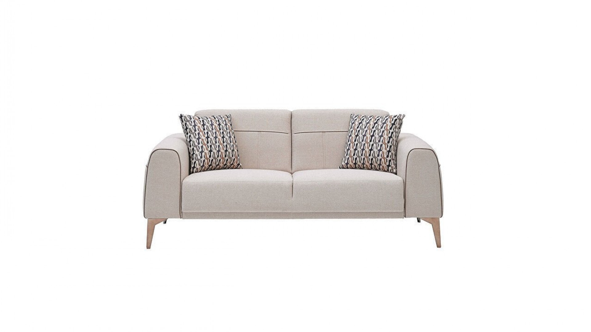 Pandora 2er-Sofa - Creme