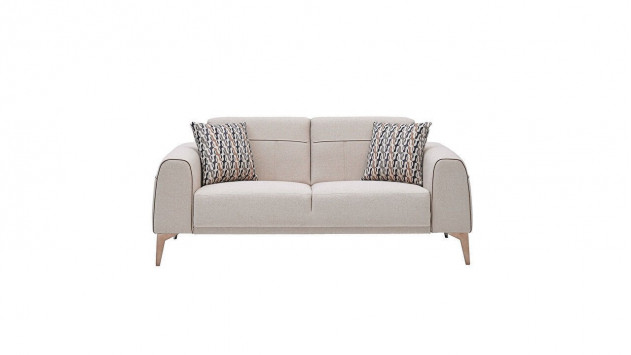 Pandora 2er-Sofa - Creme