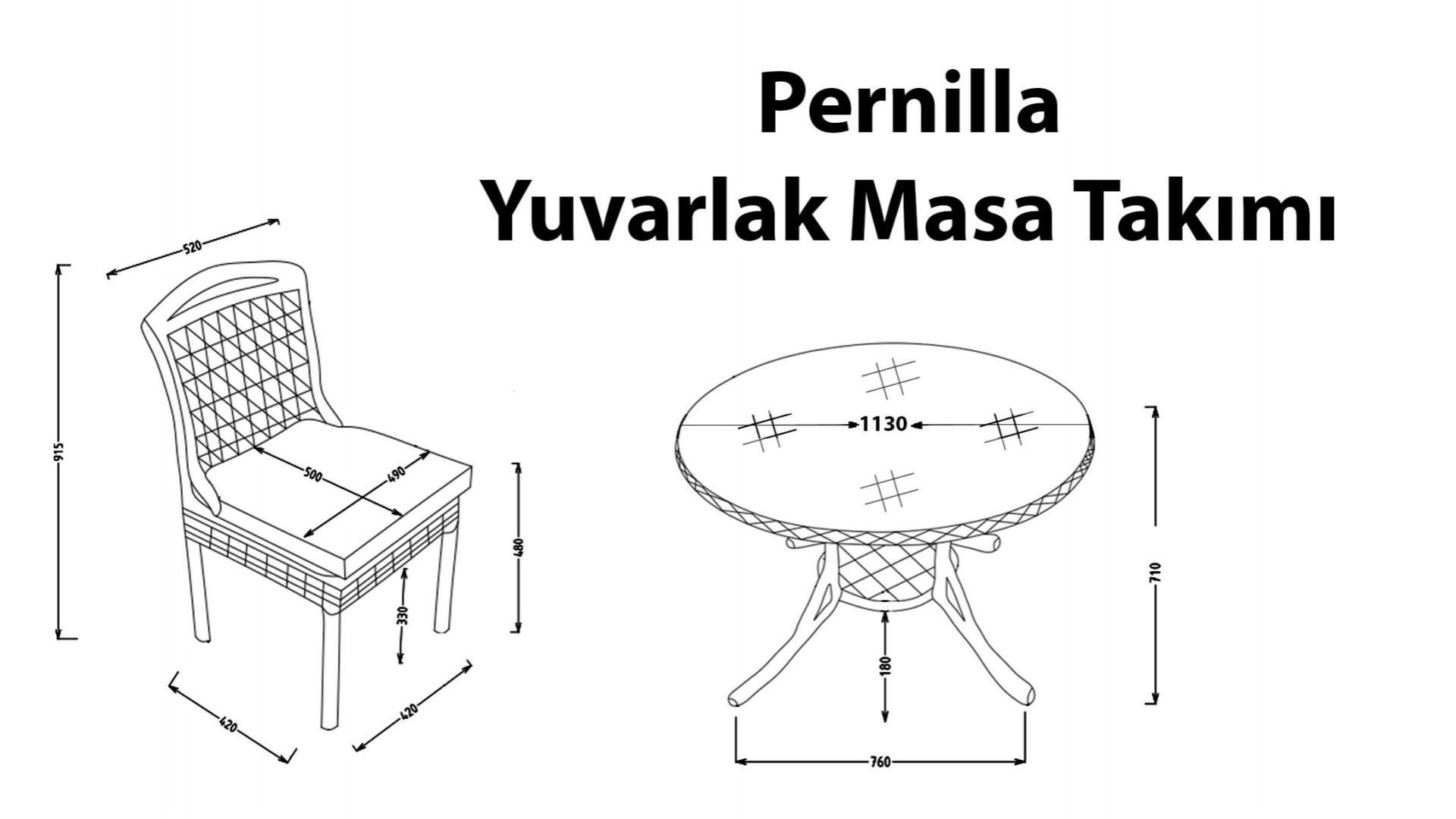 Pernilla Gartentischgruppe