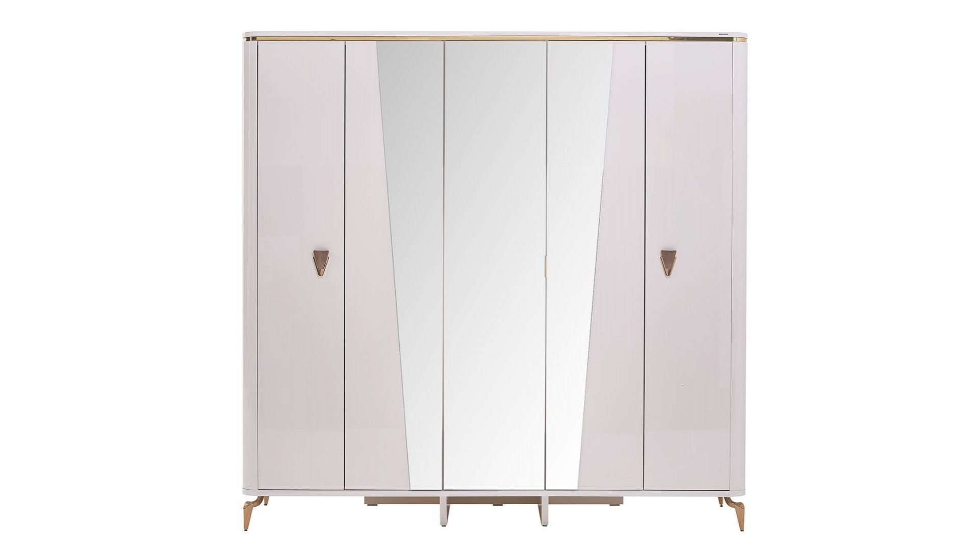 Plaza 5-türiger Schrank - Elfenbein