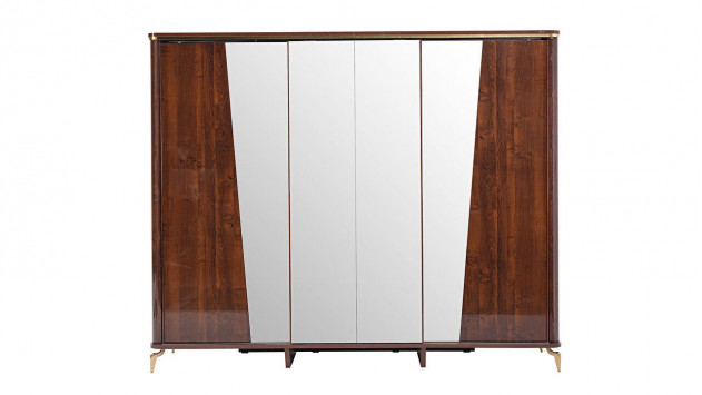 Plaza Schwebetürenschrank - Eiche