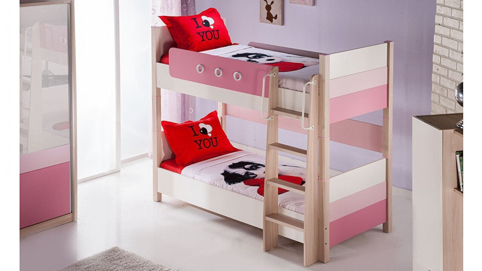 Portivo Etagenbett 90x190