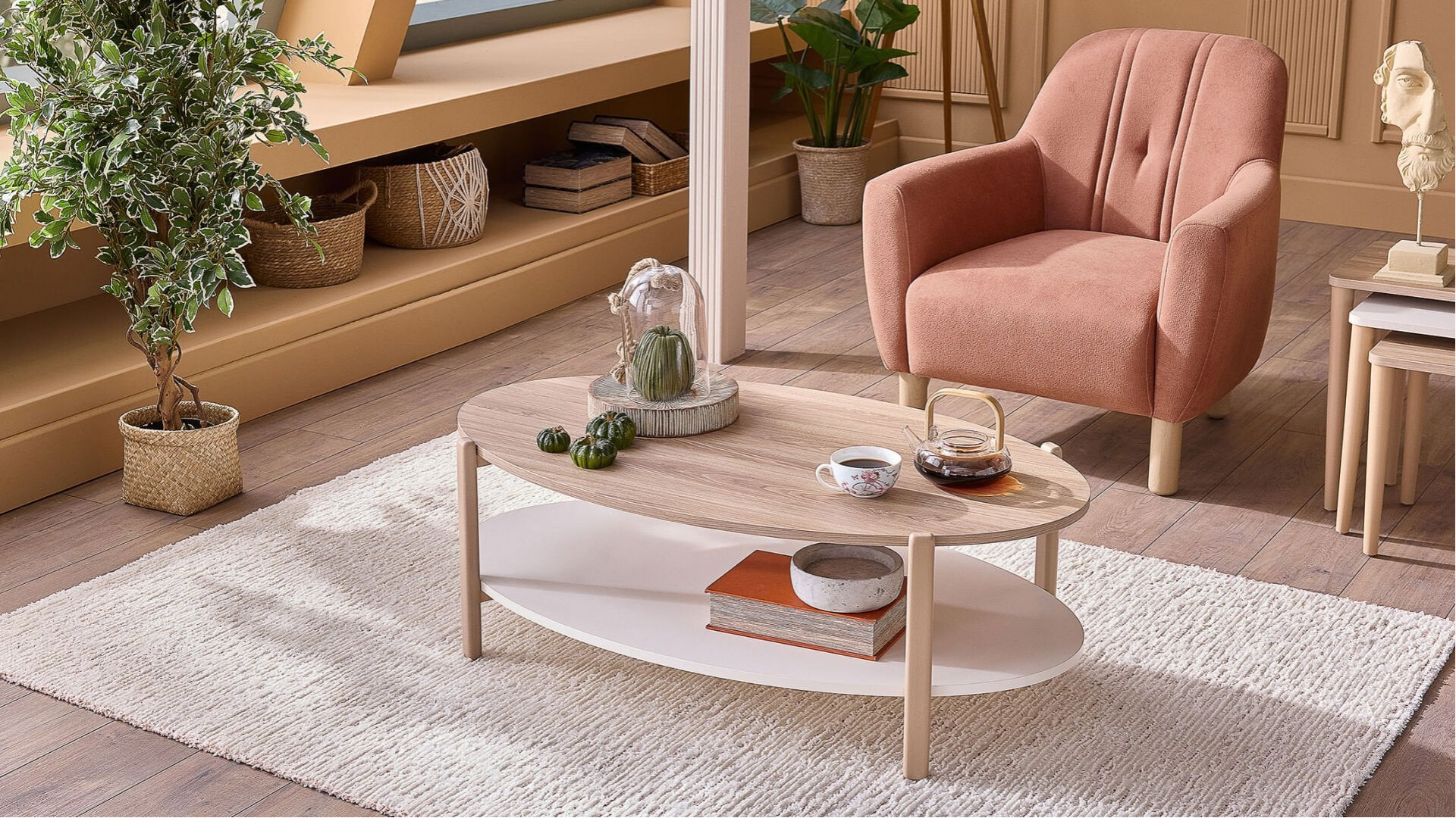Rozy Boho Couchtisch
