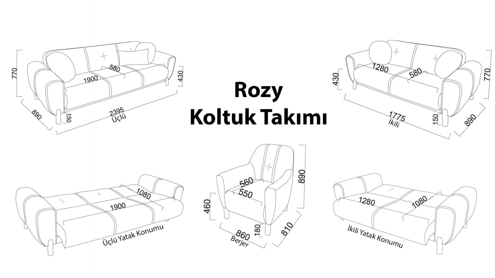 Rozy Bohem Sitzgruppe