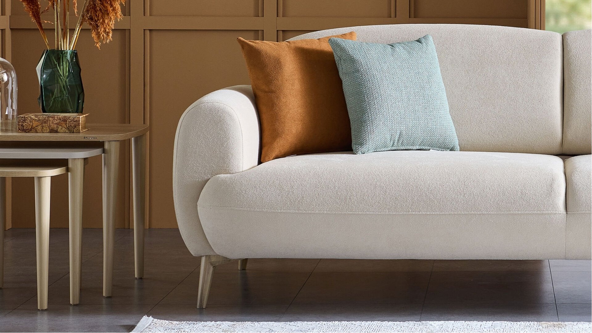 Valenty 3er-Sofa - Beige