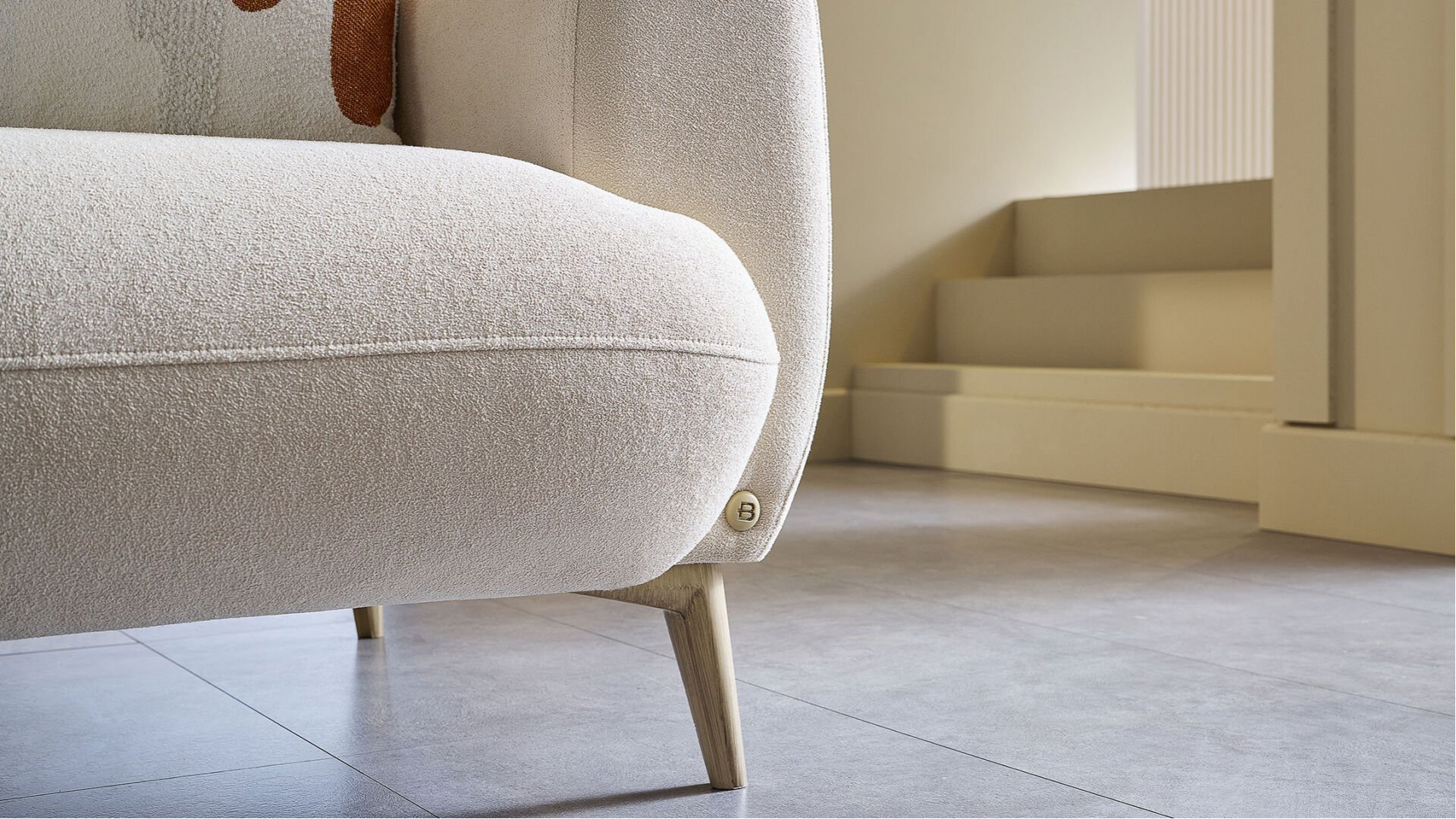 Valenty 3er-Sofa - Beige