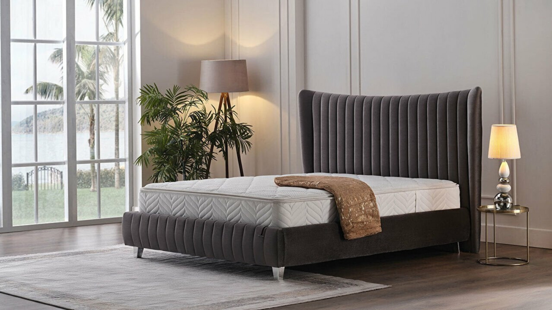 Venisa Bettbox - Anthrazit