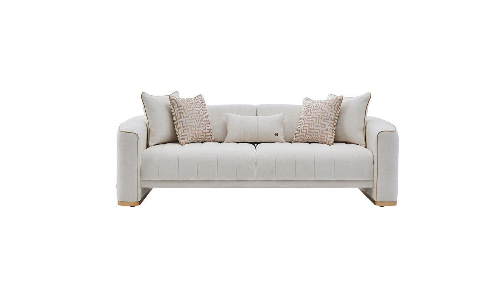 Veronica 3er-Sofa - Creme