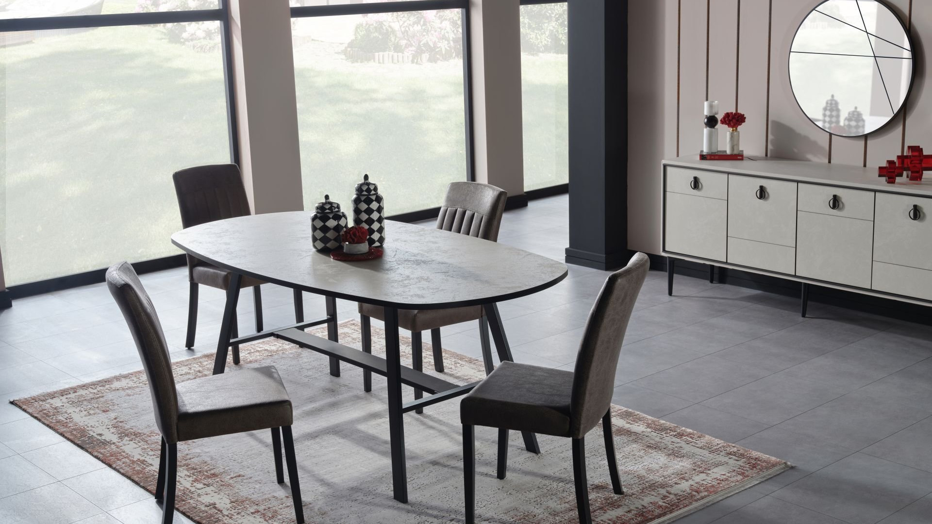 Vista Alternativer Fester Tisch Creme