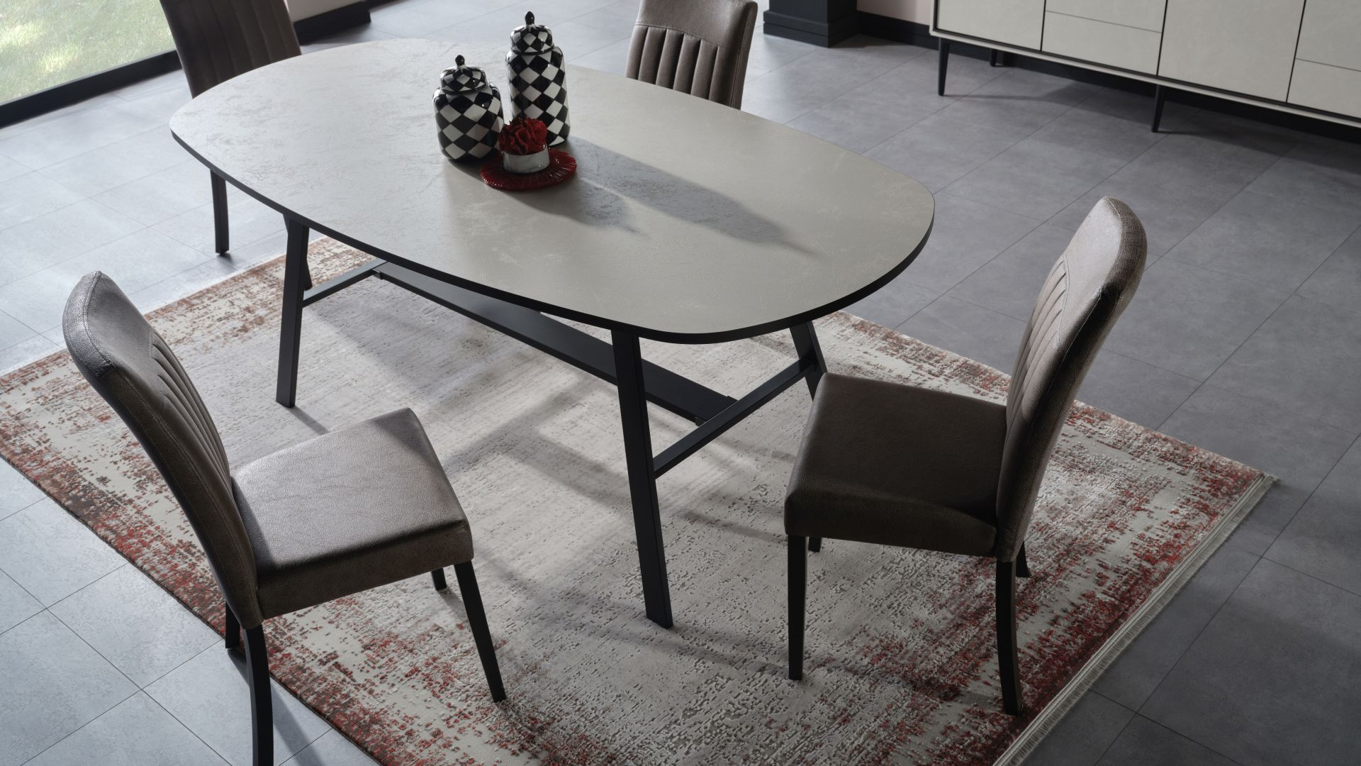 Vista Alternativer Fester Tisch Creme