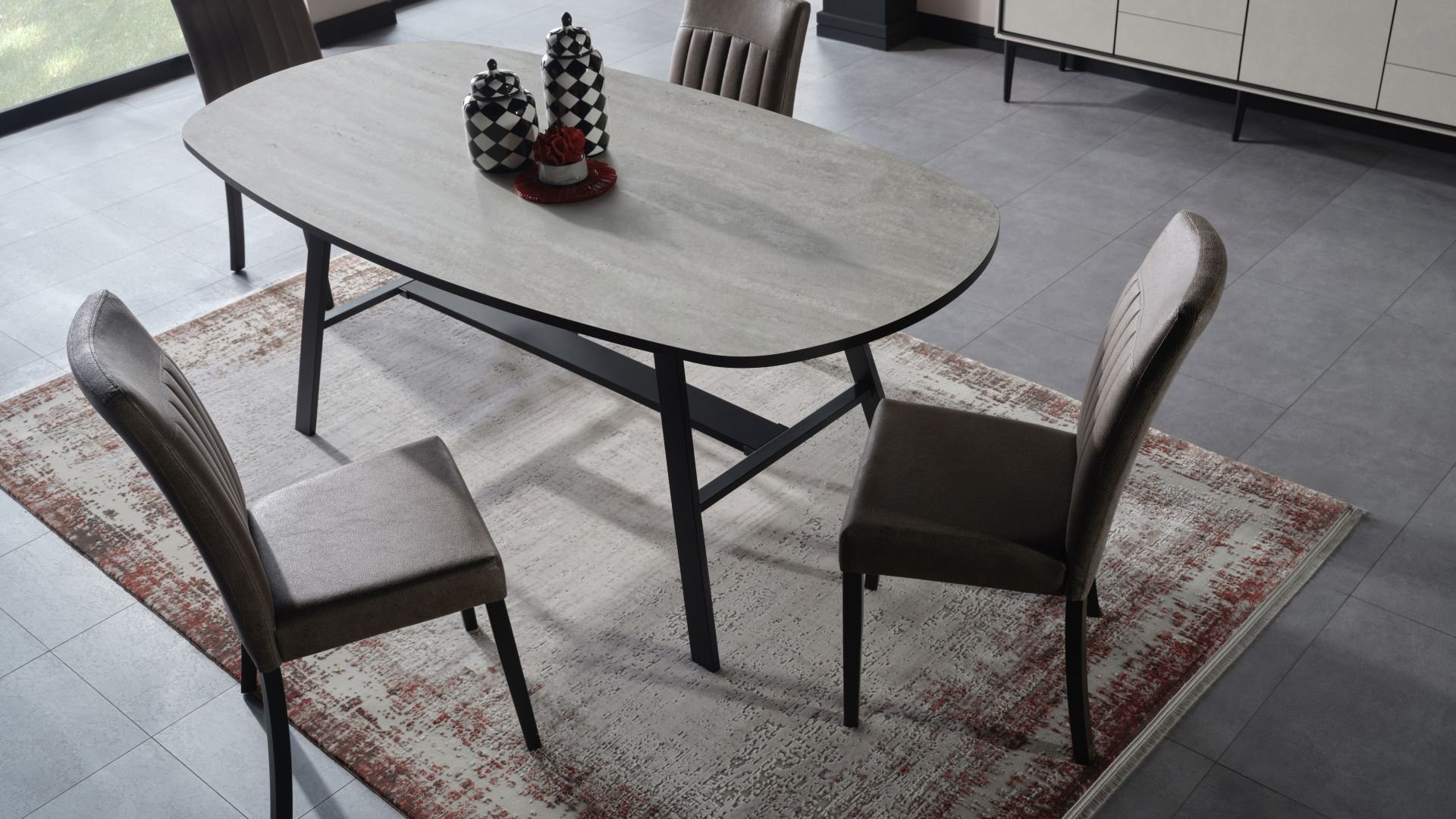 Vista Alternativer Fester Tisch Creme