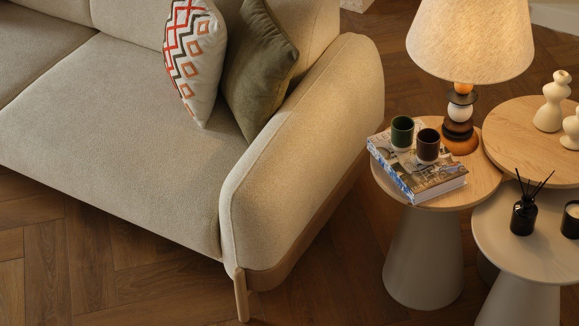 Borneo Bohem Beistelltisch Takımı