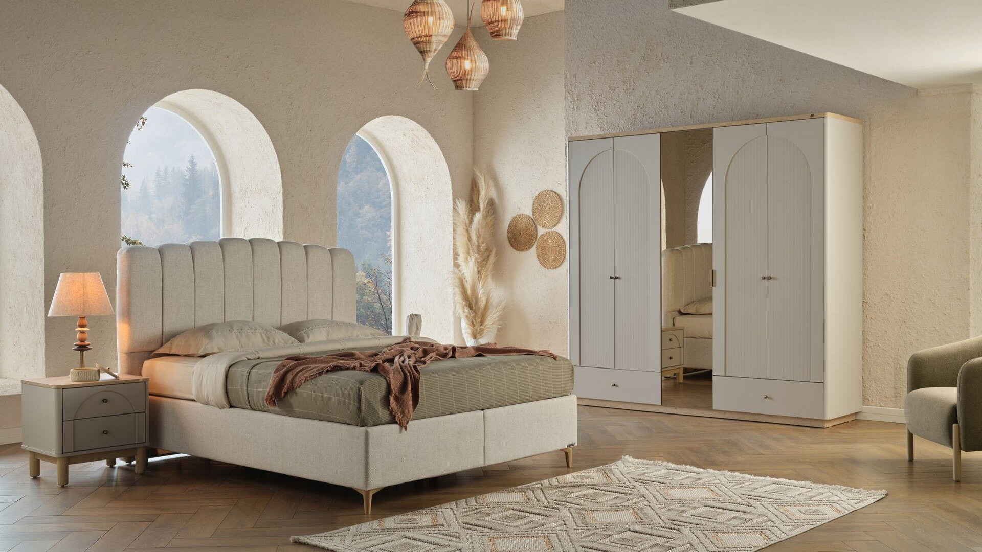 Borneo Bohem Schlafzimmer Set