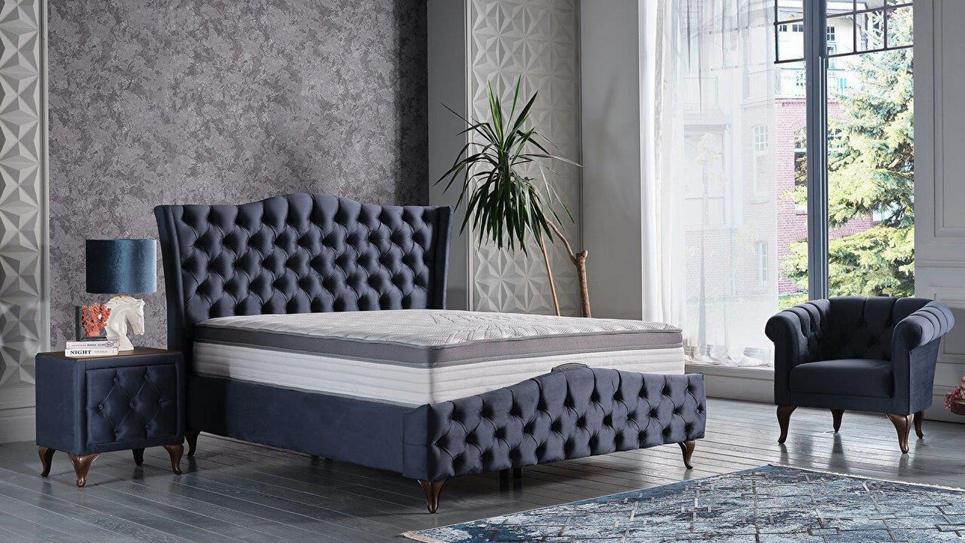 Estonya Bettbox - Blau