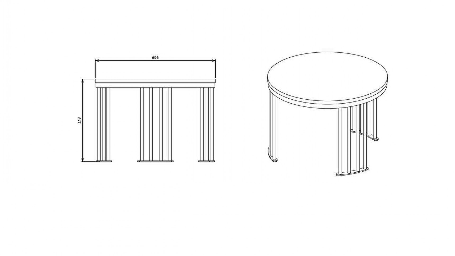 Havana runder Couchtisch