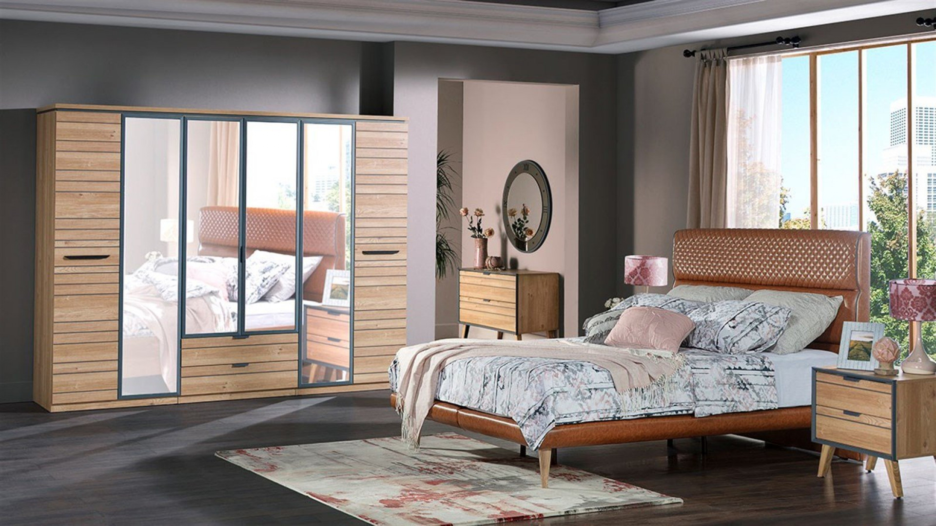 Indigo Schlafzimmer Set