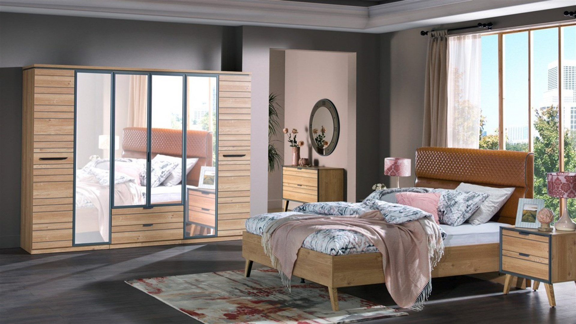 Indigo Schlafzimmer Set