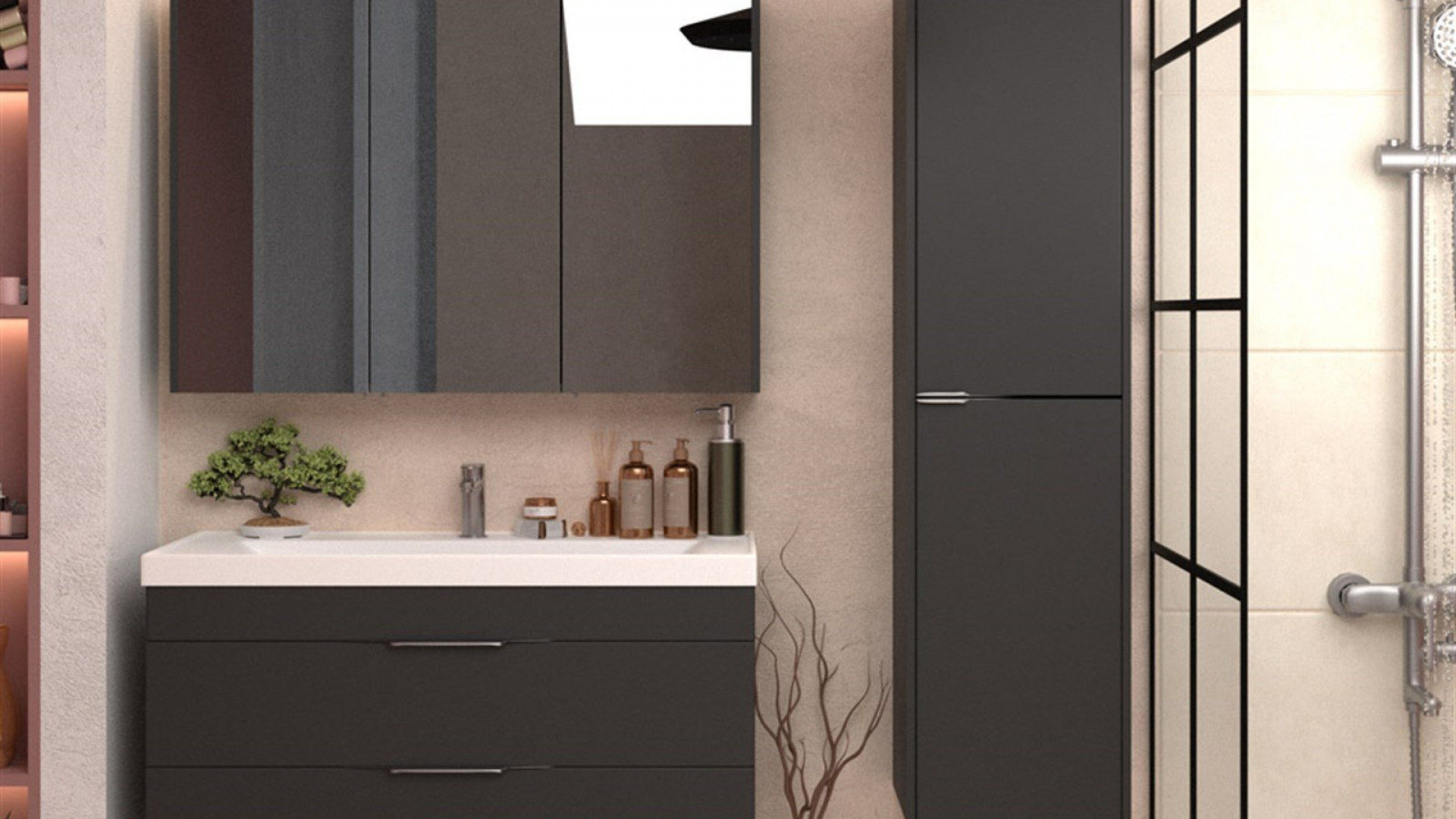 Lotus Badezimmer Set