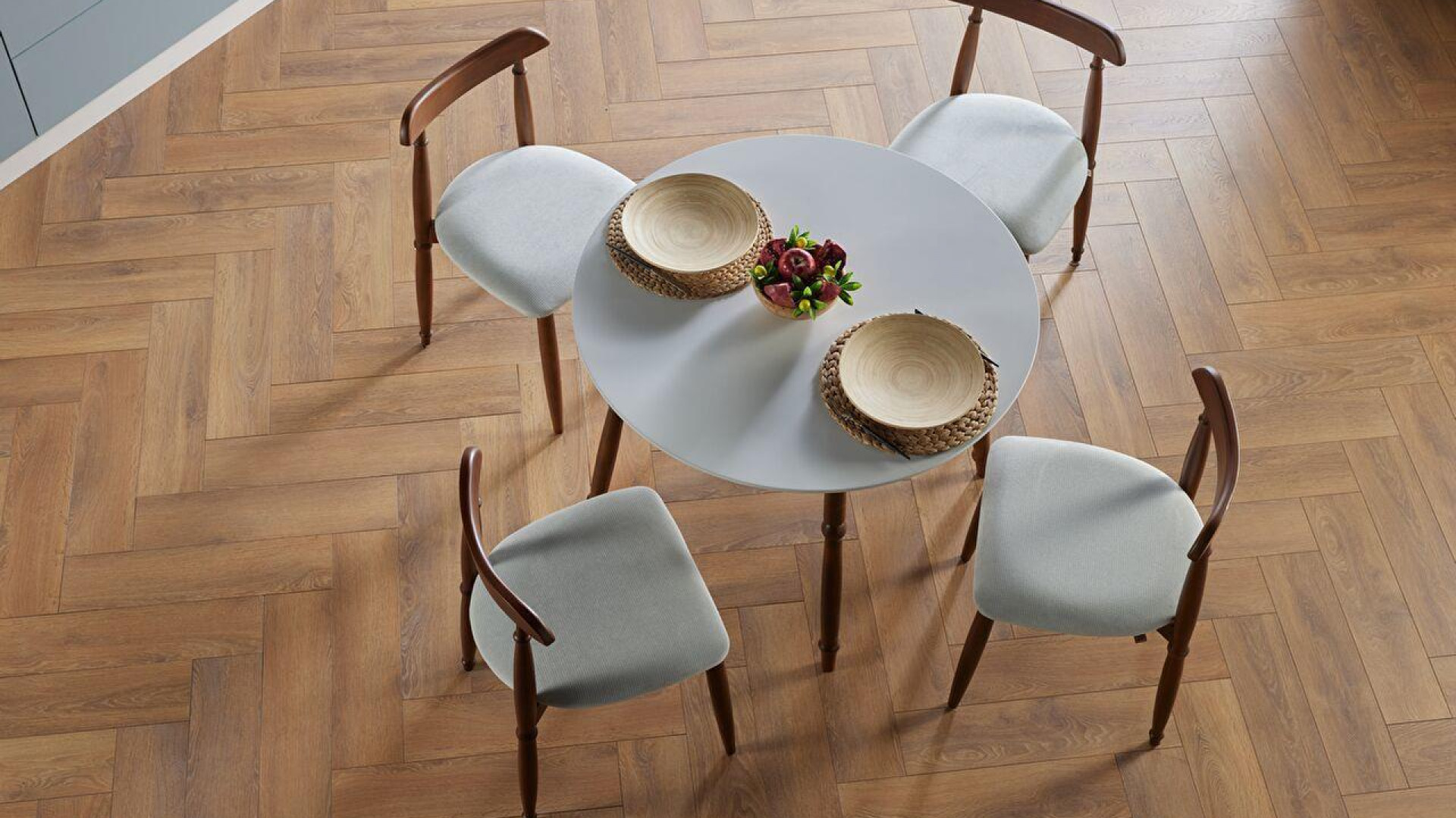 Merlin rund Essgruppe