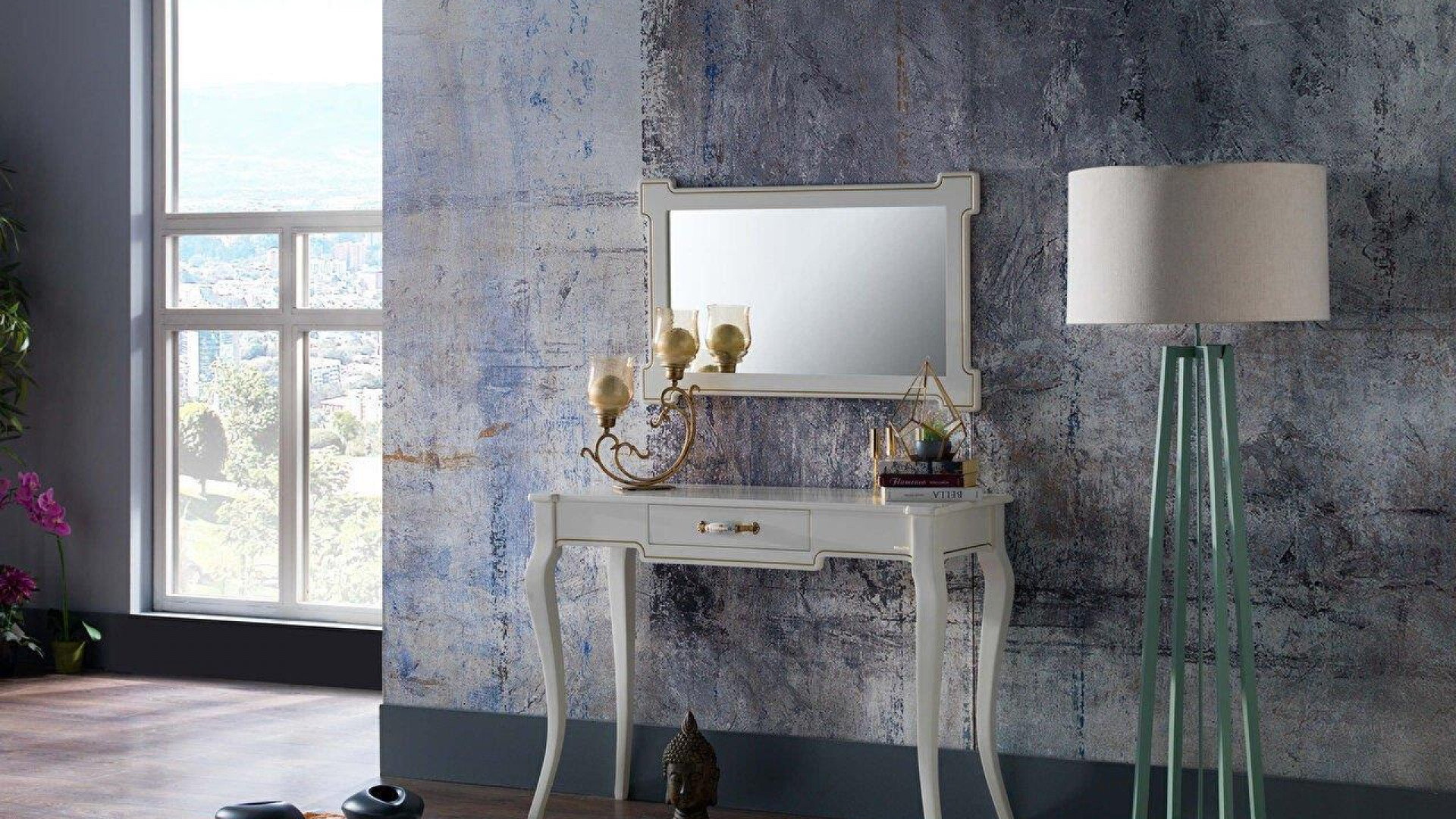 Odesa Schminktisch + Spiegel