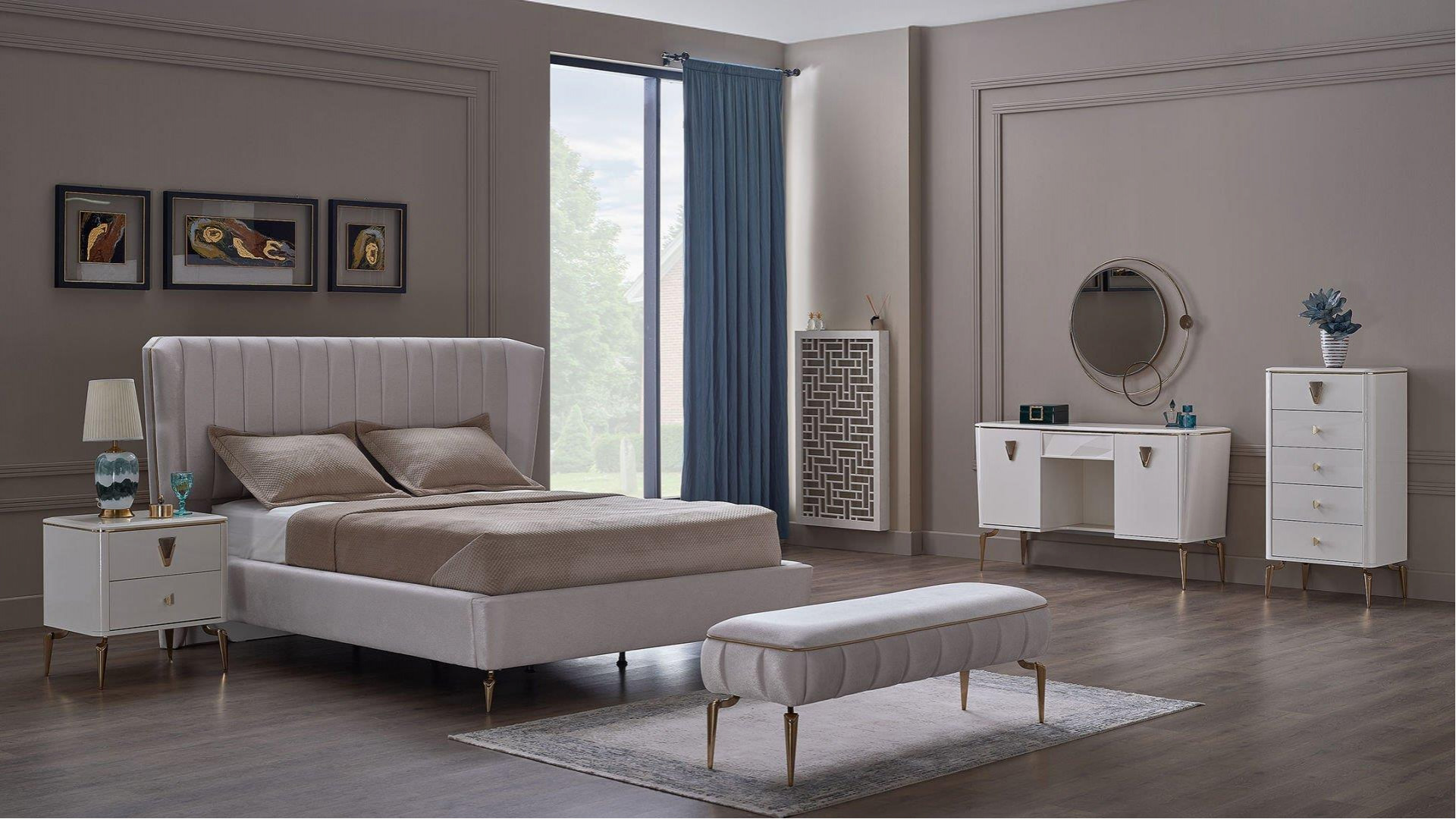 Plaza Hockerbank - Beige