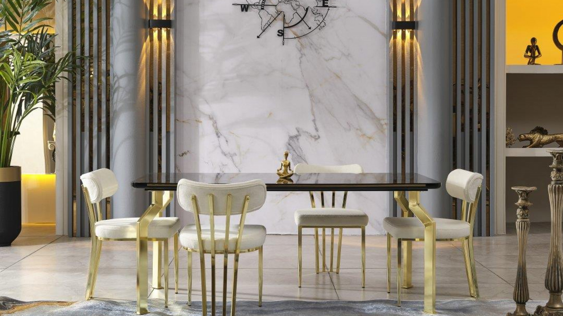 Sahra Elite Esstisch-Set