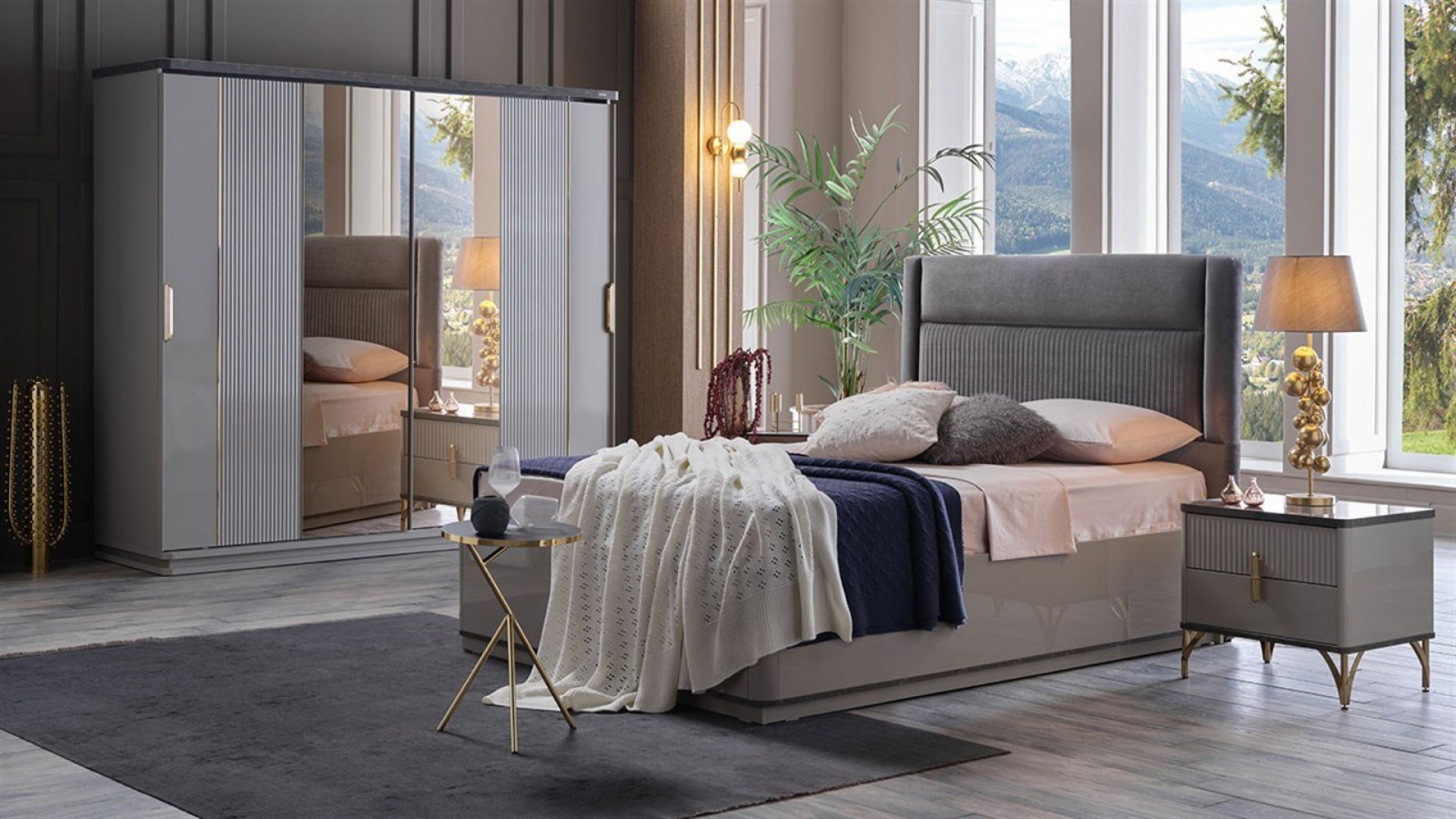 Serra (Stauraum) Schlafzimmer Set