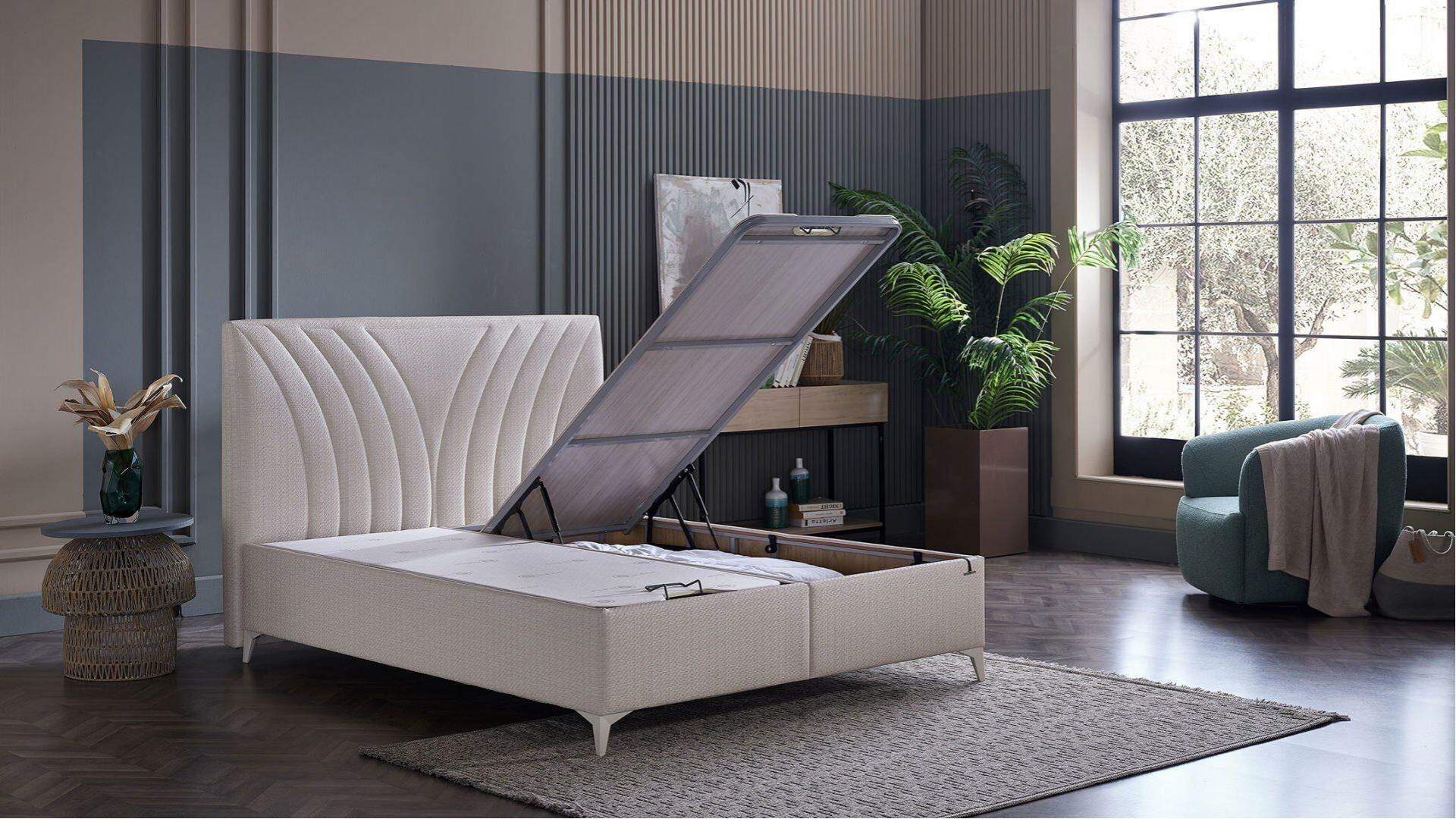 Smart Form S Bettbox - Leder