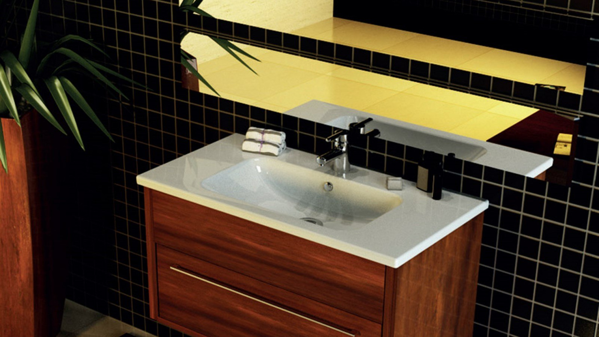 Lotus Badezimmer Set