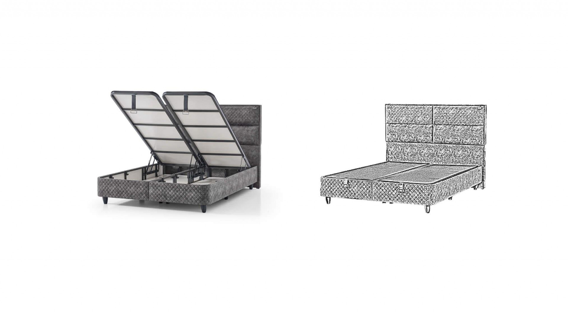 Eclipse Bettbox + Kopfteil