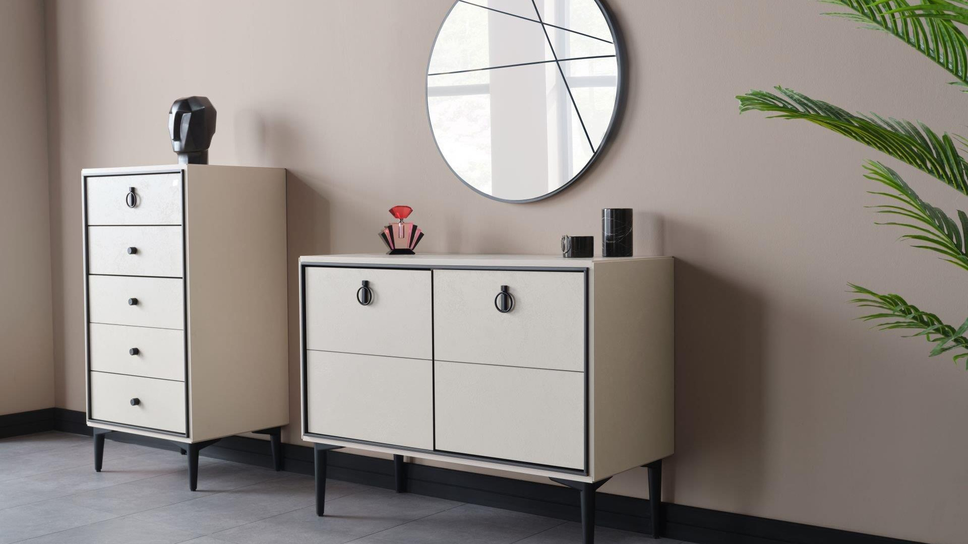 Vista Schlafzimmer Set Krem