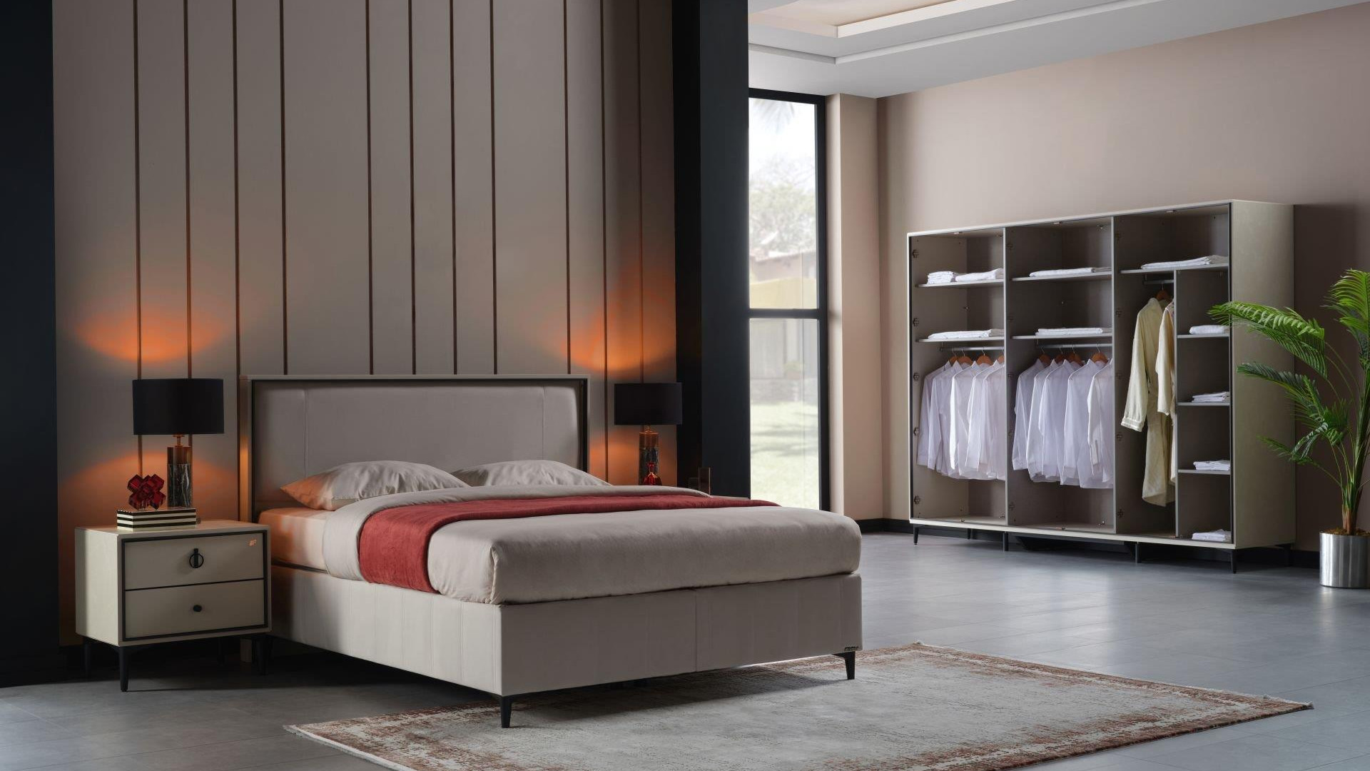 Vista Schlafzimmer Set Krem