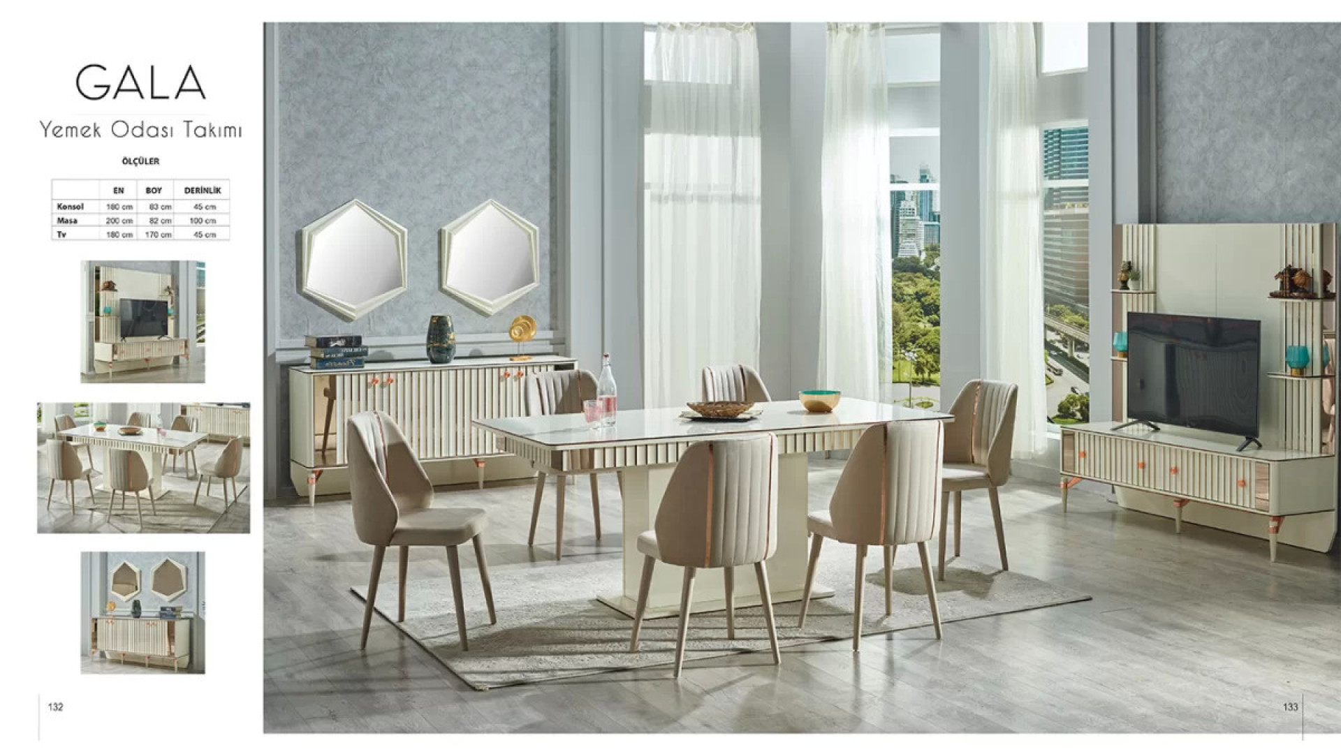 Gala Esszimmer-Set