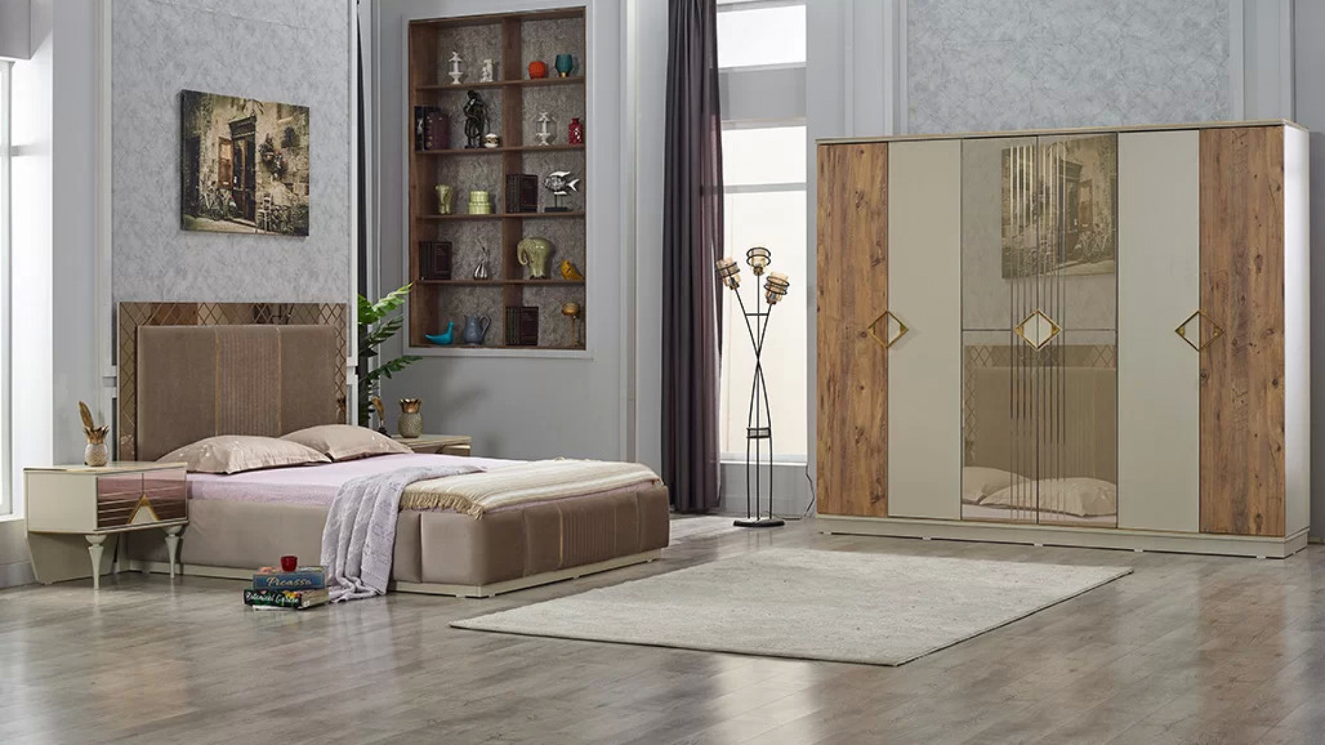 Gold Schlafzimmer-Set