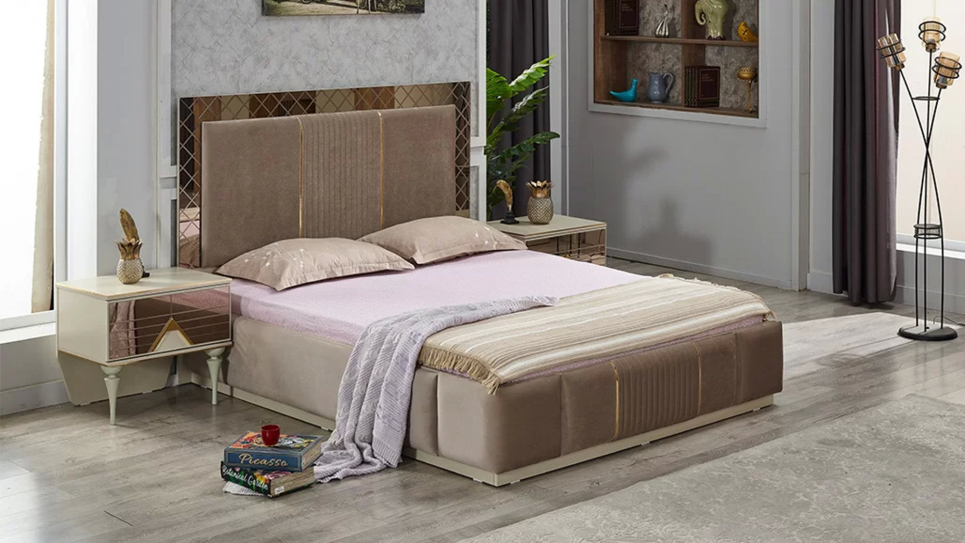 Gold Schlafzimmer-Set