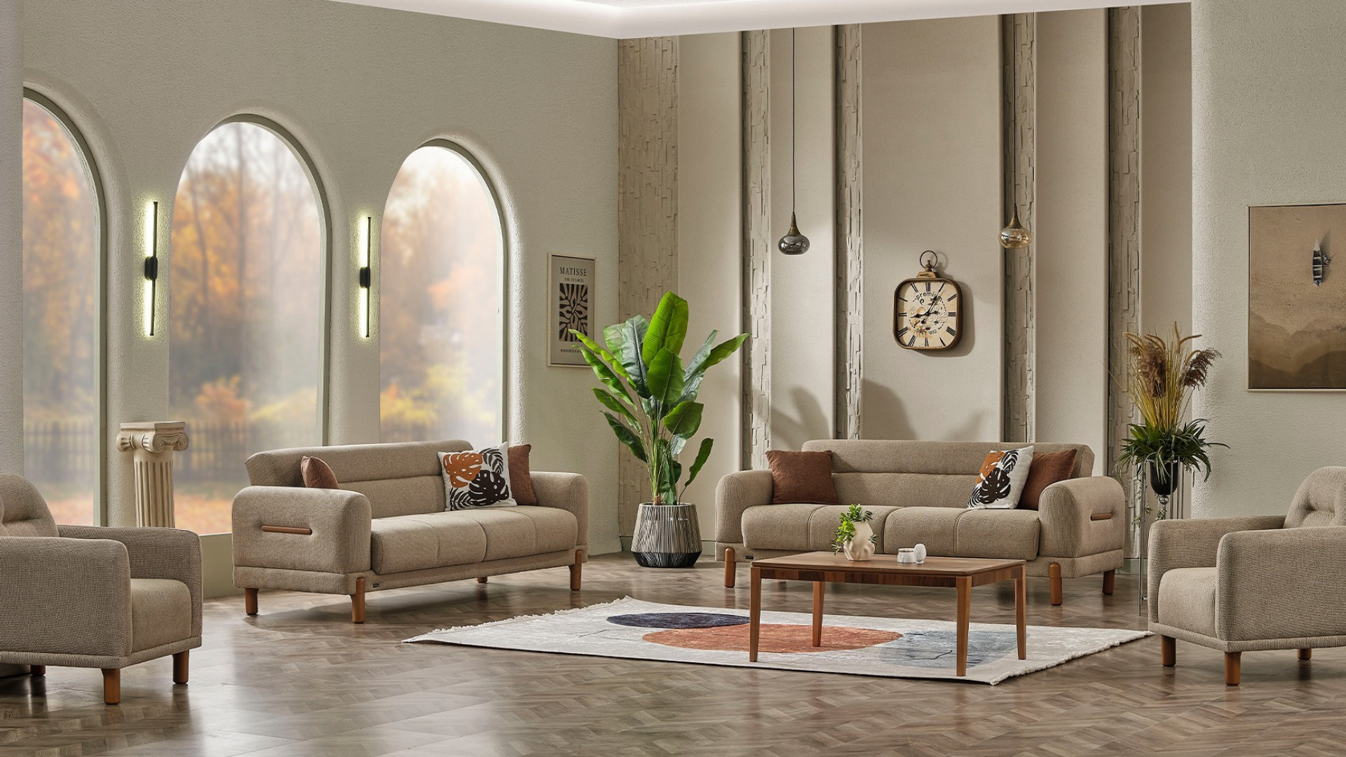 Anka Ahşap Sitzgruppe 1