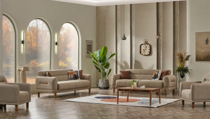 Anka Ahşap Sitzgruppe 1