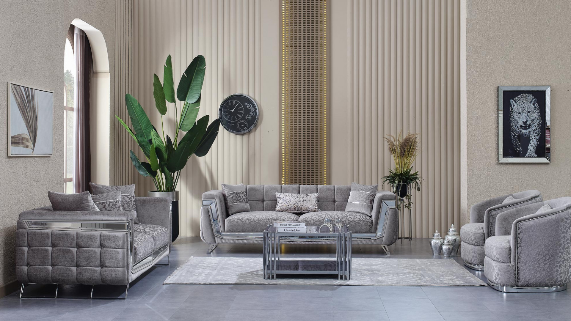 Milano Sitzgruppe (Gümüş)