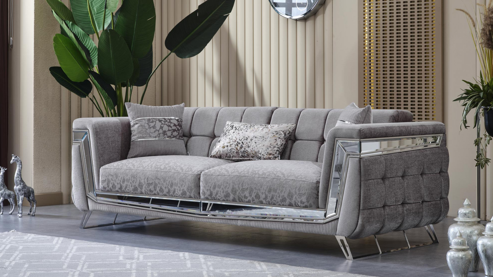 Milano Sitzgruppe (Gümüş)