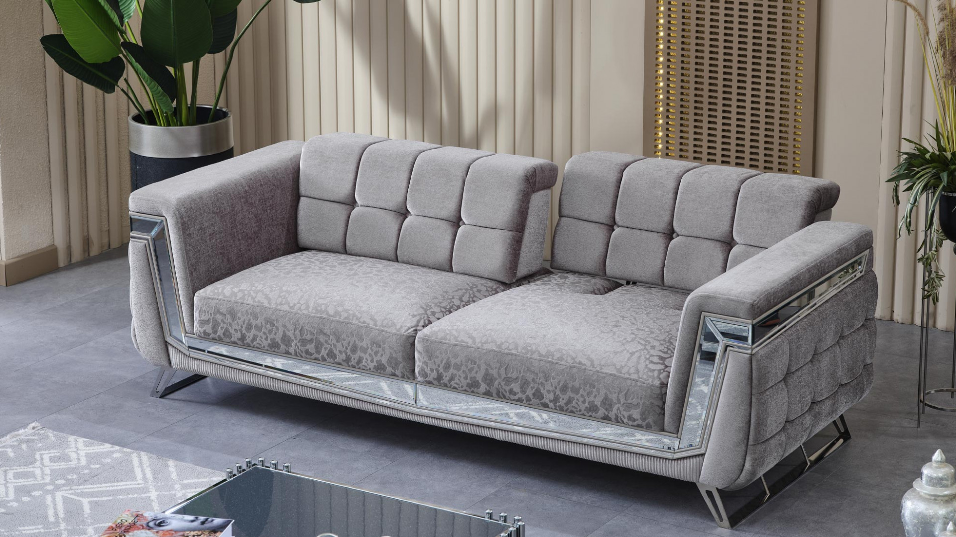 Milano Sitzgruppe (Gümüş)