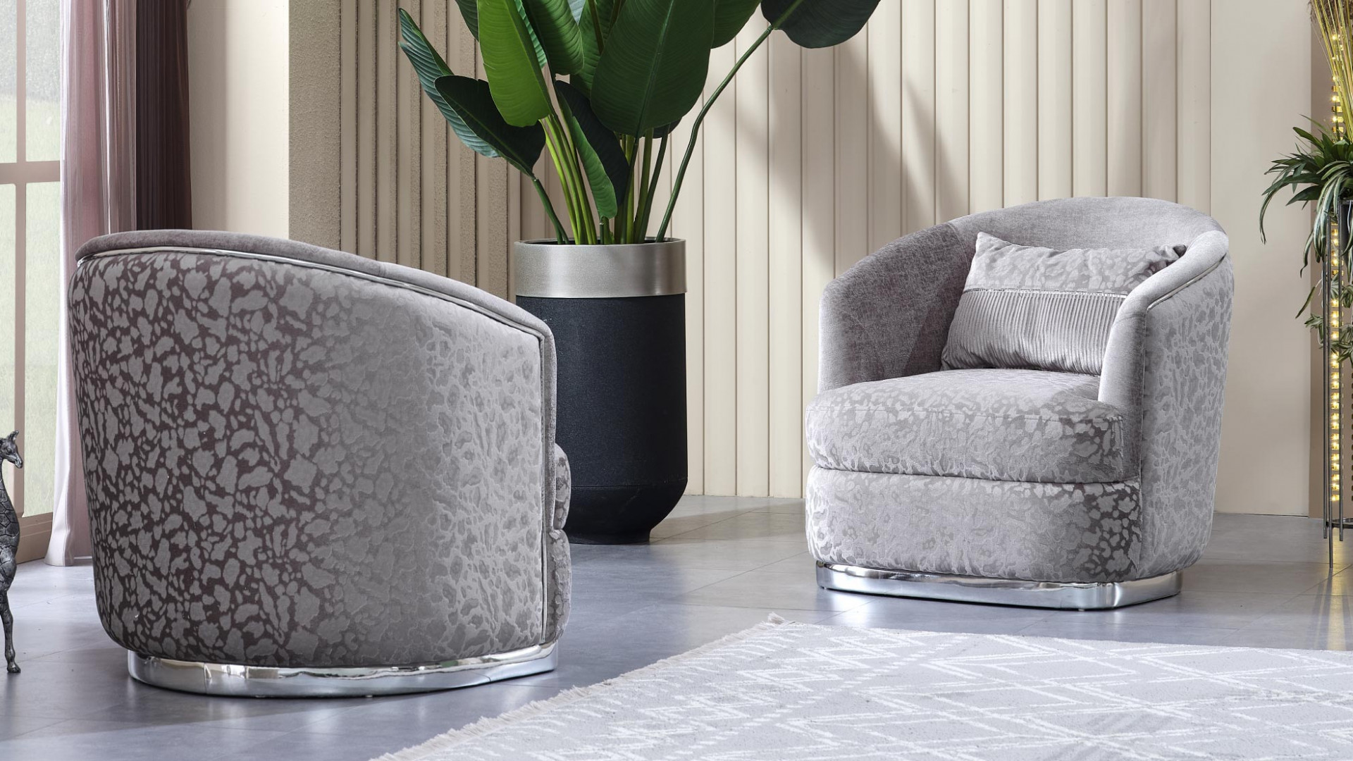 Milano Sitzgruppe (Gümüş)