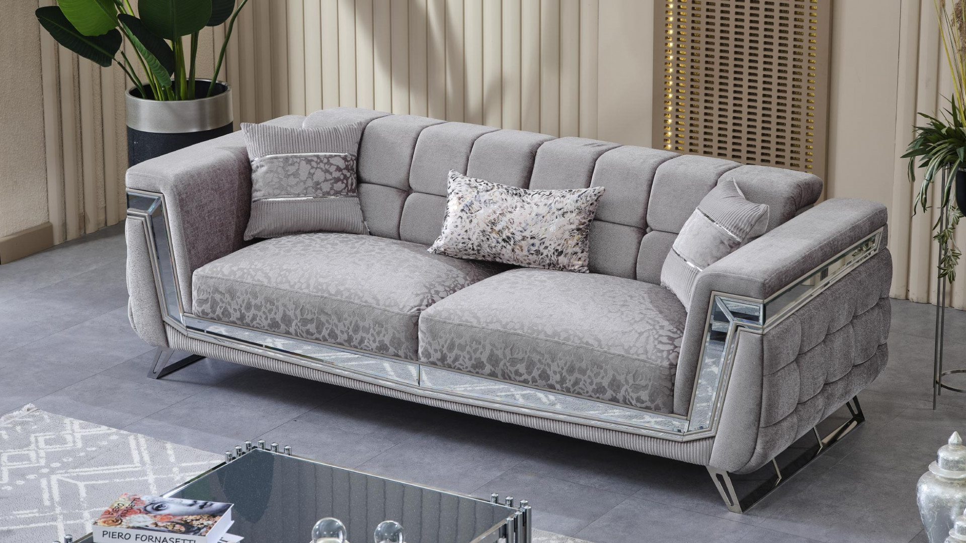 Milano Sitzgruppe (Gümüş)