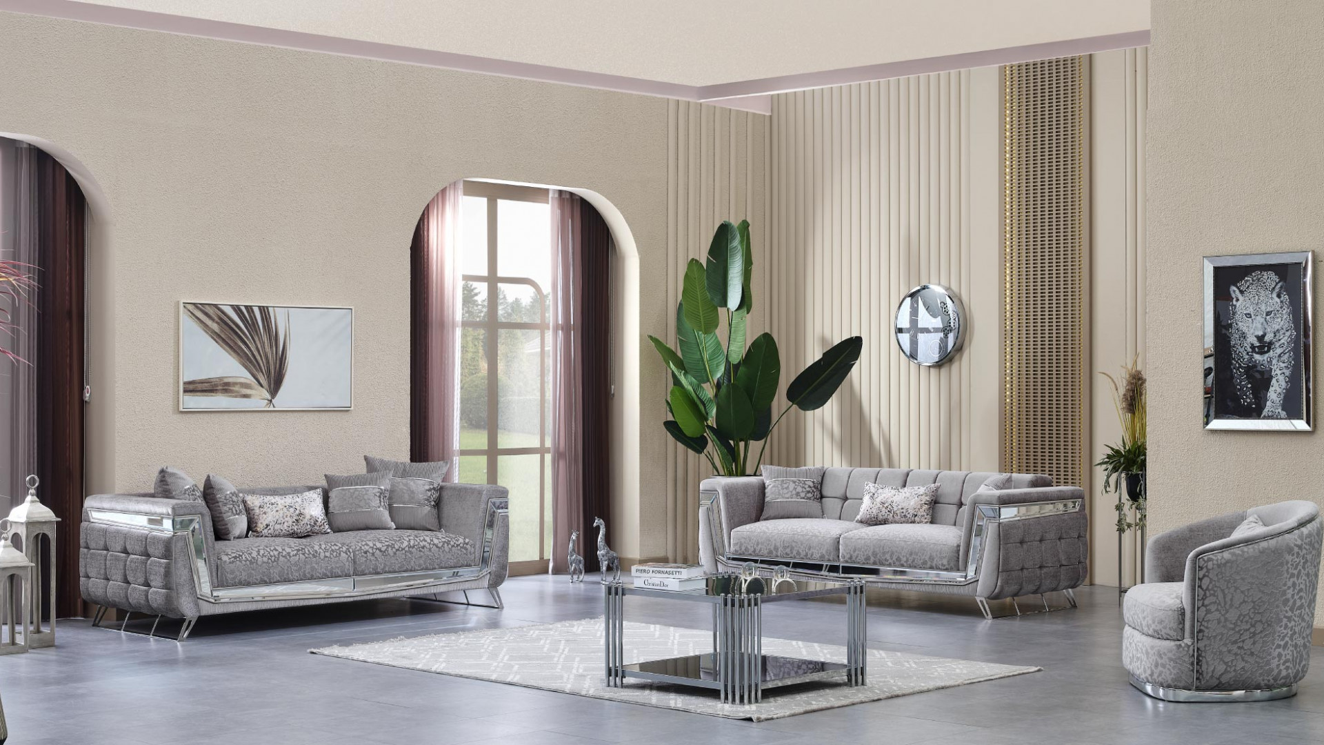 Milano Sitzgruppe (Gümüş)