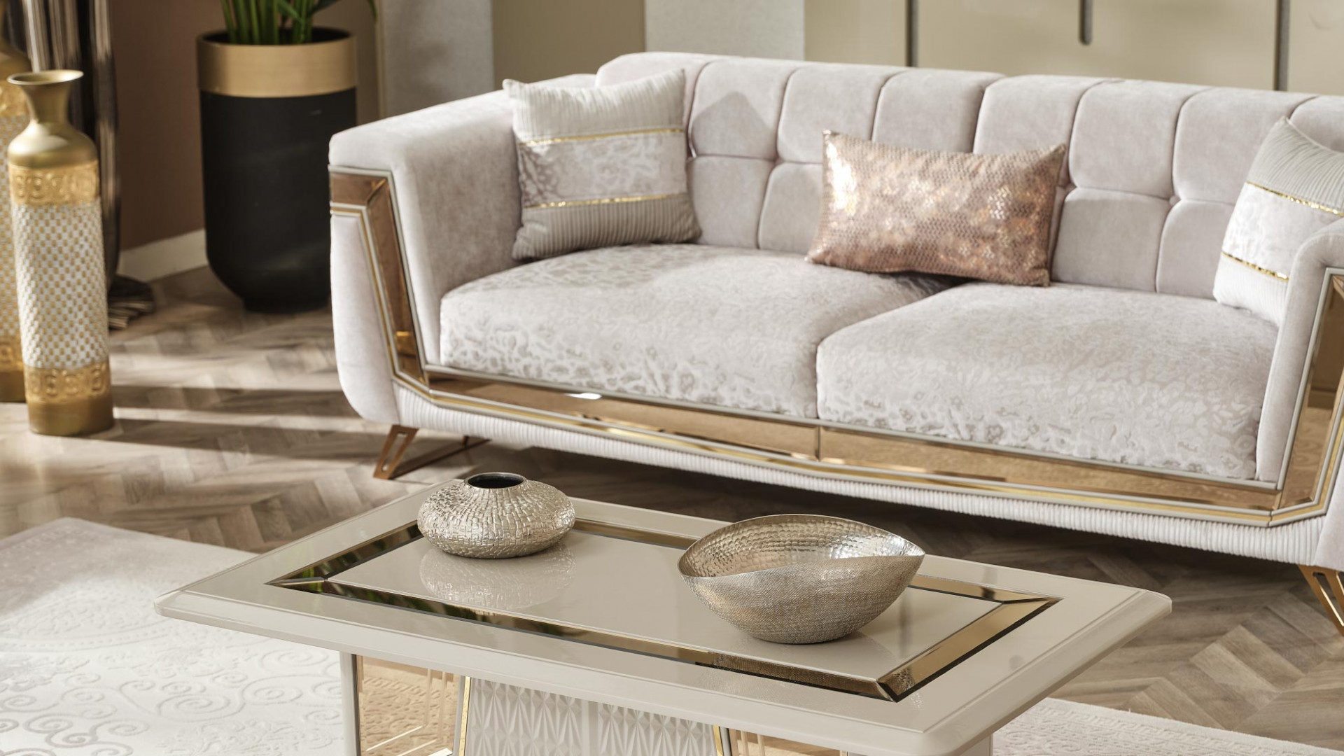 Milano Sitzgruppe (Gold)