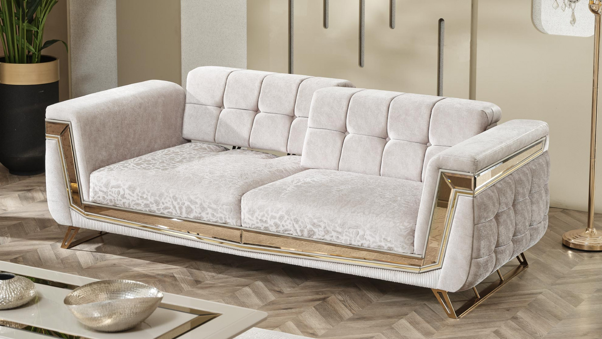 Milano Sitzgruppe (Gold)