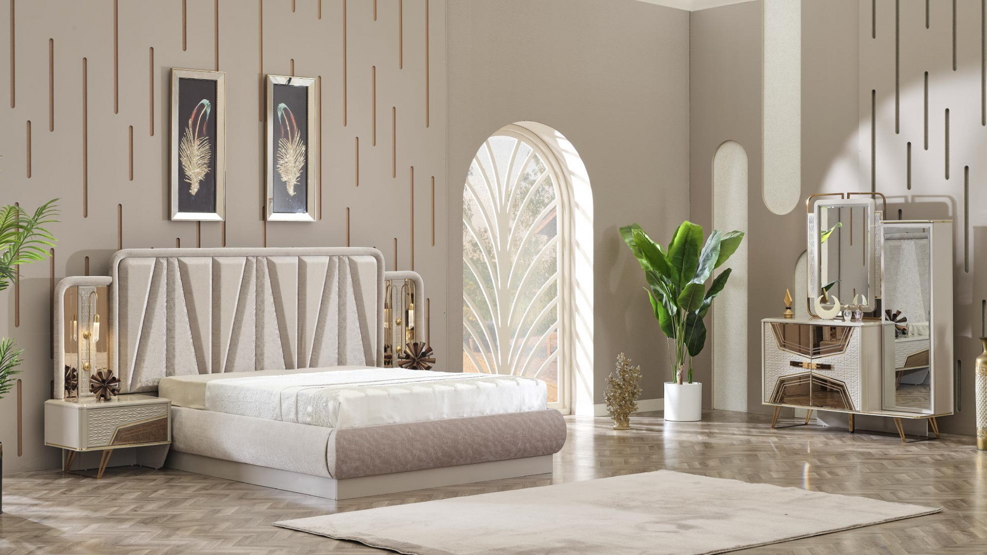 Milano Schlafzimmer-Set