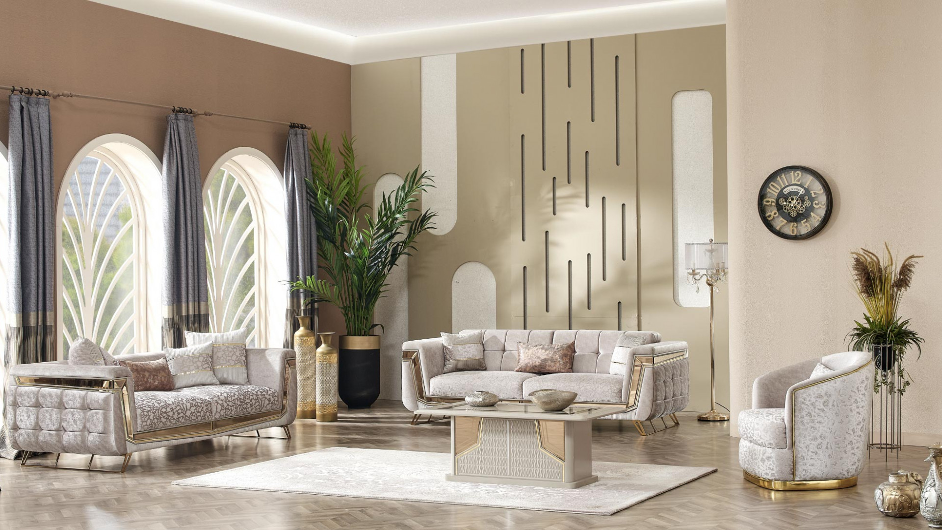 Milano Sitzgruppe (Gold)