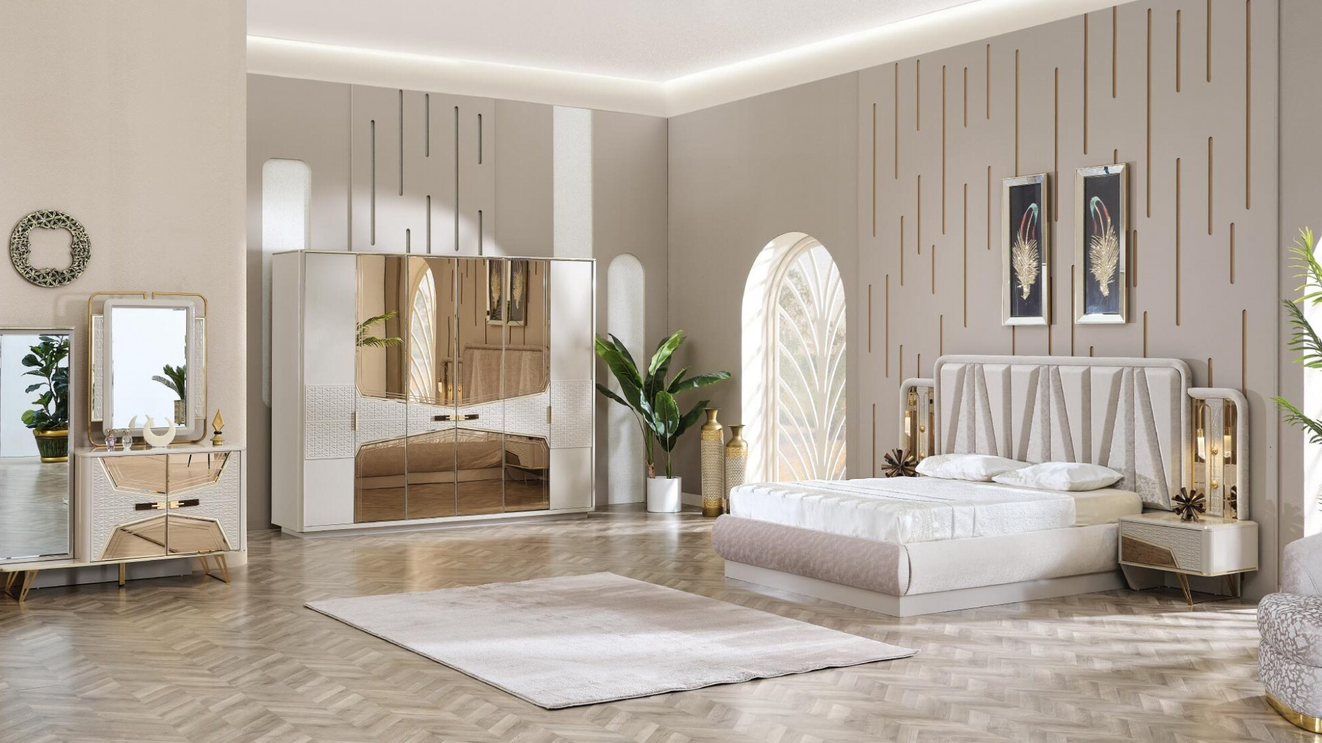 Milano Schlafzimmer-Set