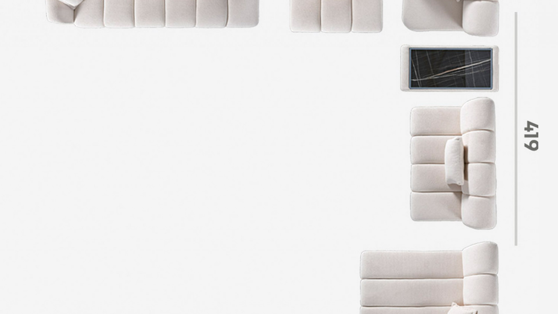 Orlando Modulares Ecksofa